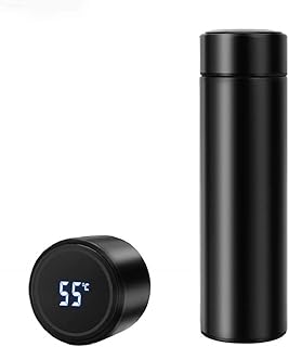 Smart LED Display Temperature Water Bottle, Black, Display Bottle Double Wall Vacuum Insulated Stainless Steel Hot Cold 24 Price In India