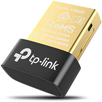 TP-Link Adaptador USB Bluetooth para PC, receptor Dongle Bluetooth 4.0, Plug & Play, tamanho nano, tecnologia EDR e A2DP, suporta Windows 11/10/8.1/8/7/XP para desktop, laptop, controles PS4/Xbox
