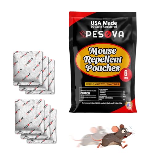 Pesova Peppermint Scented Pouches 6 Pack