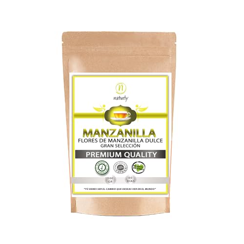 MANZANILLA DULCE NATURAL EN FLOR - Flores dulces de manzanilla natural para preparar infusiones relajantes, infusiones para dormir y para la digestión. Flores secas Naturales de Manzanilla