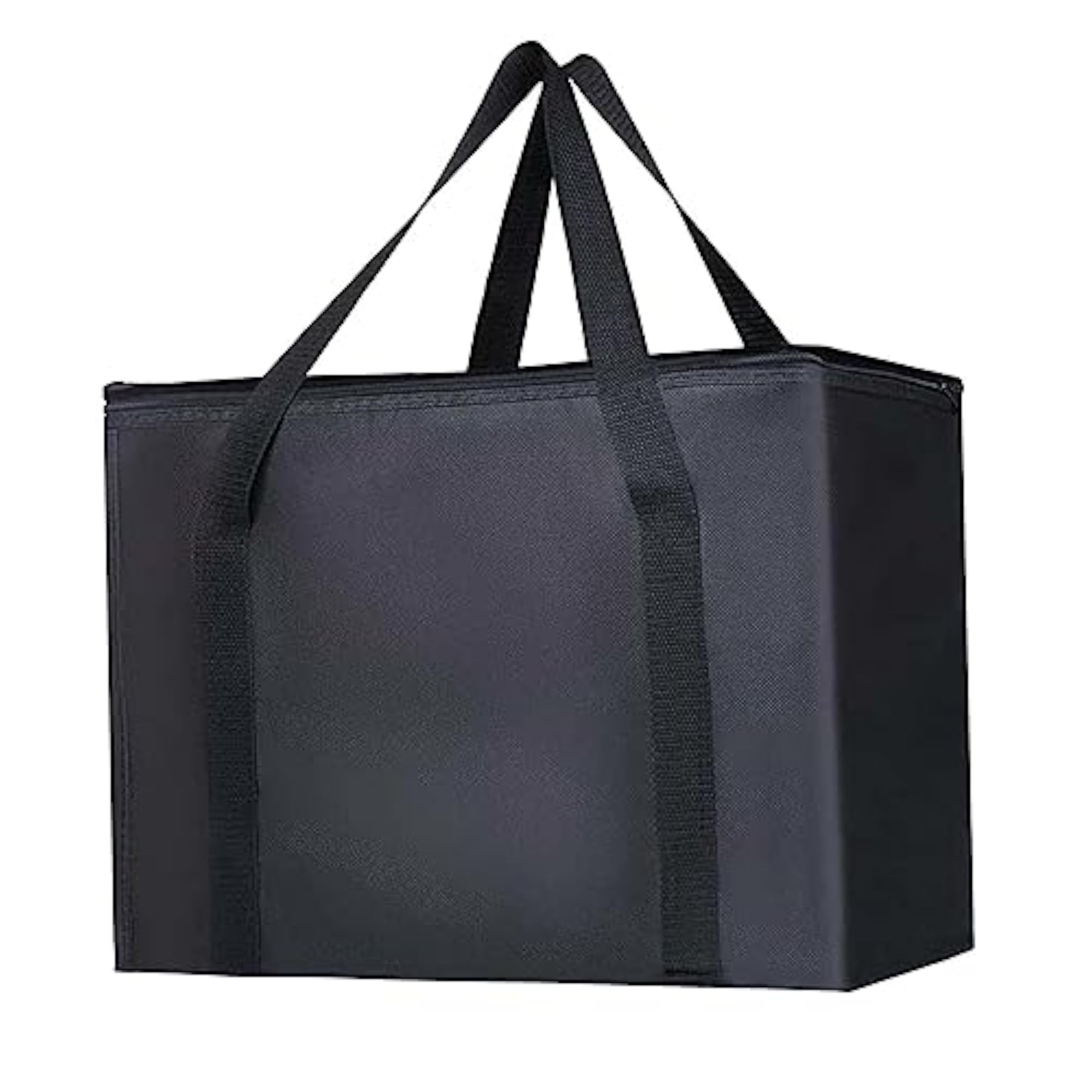 Insulated Cooler Bag for Grocery Shopping, Black