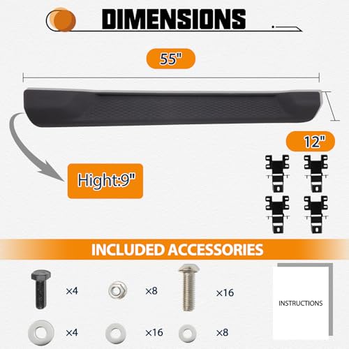 Estribos Laterales Negros Mate 6 Pulgadas para Jeep Wrangler JL 2 Puertas miniatura 5