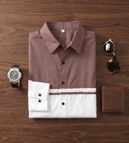 Image of Afflatus Men's Stylish Cotton Casual Shirt | Full Sleeve Button-Down Shirt | Comfortable Breathable Fabric | Perfect for Casual Office and Outing Wear