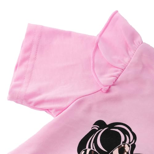 Image of Akyzic Little Girl Skirt Outfit Two Piece Spring Summer Outfit Butterfly Dress Cat Print Skirt Toddler Girl Outfit Set