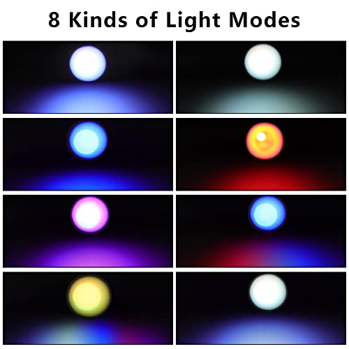 GLOBACT RC Chassis Light Kit 8 Light Modes 8 Lamp Beads for 1/10 TRX4/Bronco/1979 RC Crawler Accessories