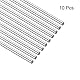 sourcing map 10 Stück 304 Metallstangen Garten, 1.8mm x 200mm Metallstäbe für DIY Handwerk, Motorrad, Deko, Garten