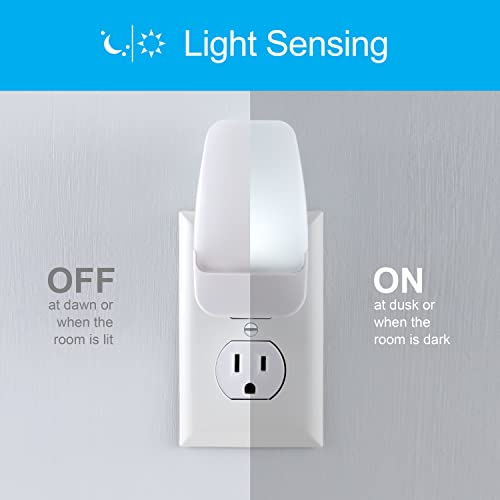 Ge Led Night Light, Plug-In, Dusk To Dawn Sensor, Cool White, Ul-Certified, Energy Efficient, Ideal For Bedroom, Bathroom, Nursery, Kitchen, Hallway, 55991, 2 Pack #TOP1