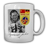 Design/Druck aus Deutschland Tasse Sigmund Jähn Autogramm Kosmonaut DDR Sojus 31 29 NVA Weltraum #23293