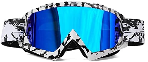 Motocross Brille Mtb Brille Dirt Bike ATV Crossbrille Skibrille goggle | Sicherheit Tactical Riding Motorradbrillen für Herren Damen Jugend
