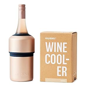 Huski Wine Chiller | Award Winning Iceless Design | Keeps Wine Cold up to 6 Hours | Wine Accessory | Next Generation Ice…