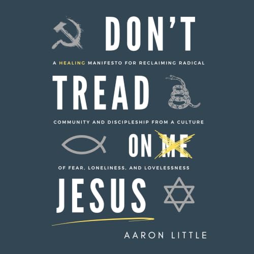 Diseño de la portada del título Don&rsquo;t Tread on Jesus