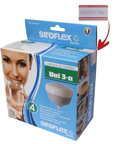 Filtro de agua Siroflex 2800/4S con 4 cartuchos de repuesto Uni 3-A para cocina italiana 2