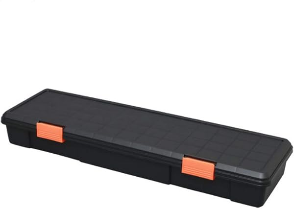 アイリスオーヤマ 職人の車載ラック専用 ボックス 密閉 ハードBOX ブラック/オレンジ MHB-460 - 5