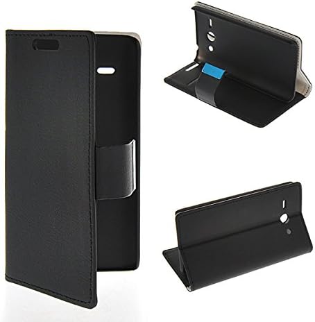 Ascend Y530 Case, GETLAST [Black] Fashion PU Leather Wallet Flip Cover Folio Case for Huawei Ascend Y530