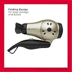 Sèche-cheveux compact Revlon perfect heat 1875w séchage rapide, Or, 20.81 onces