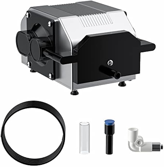 Nivill Air Assist for D1 and D1 Pro Laser Engraver, Air Assist for Laser Cutter, Laser Air Assist Laser Engraver for Wood and Metal, 30 L/min Air Output for Laser Air Assist