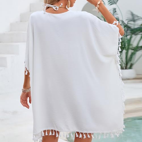 Image of YELAIVP Sexy Beach Cover Ups for Women Sheer Mesh Cover Ups for Swimwear High Cut Swim Suit Bikini Bathing Suit Cover Up