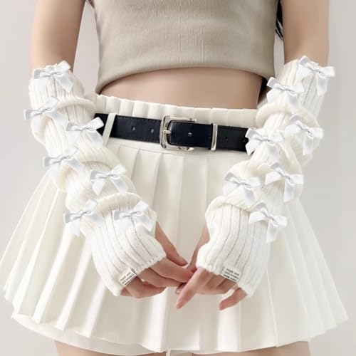 Image of 30pcs Bow Charms for Socks Mini Ribbon Bow Junk Socks Charms Brooch Pins Girly Y2K Decorative Pins for Shoes Shirts Hats Socks Gloves Crafts Coquette Safety Pins Accessories Bulk (White)