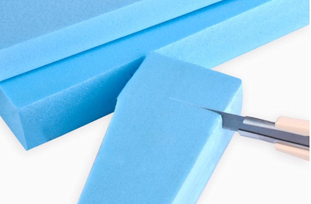 Pannello in schiuma ad alta densità per edilizia, pannelli isolanti leggeri e resistenti, colore bianco, 40 x 60 x 2 cm, blu, 30 x 40 x 2 cm, ideale per progetti fai da te e miglioramento della casa