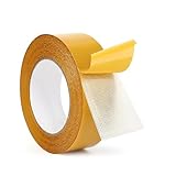 YCSHIPO Heavy-Duty Double-Sided Carpet Tape - 15m x 21mm - Strong Adhesive for Rugs & Floors - Image 1
