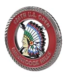 2026 US Open Edge Coin Shinnecock Hills golf red cutaway logo new