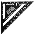 Beslands Aluminum 7-inch Rafter Square Carpenter Layout Tool Alloy Triangle Ruler Protractor ?Imperial?