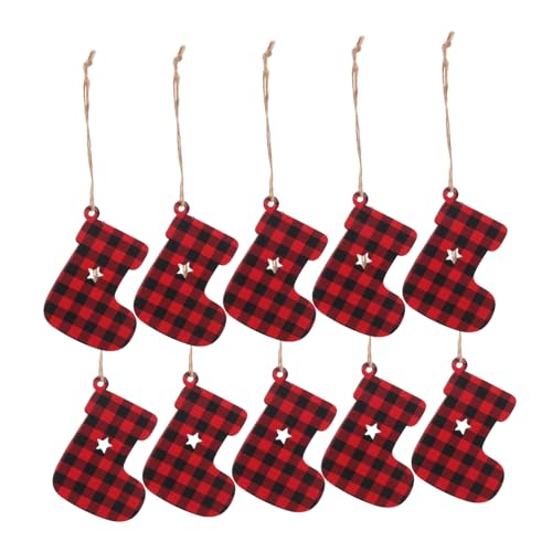 Décorations de Noël en bois uniques peintes à la main pour éviter les ornements cassables