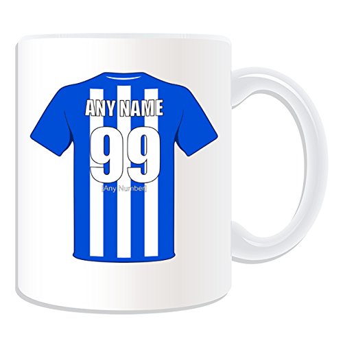 UNIGIFT Personalised Gift - Wigan Mug (Football Design Theme, White) - Any Name/Message on Your Unique Mug - Athletic Club