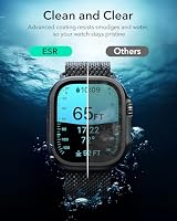 ESR Armorite Displayschutz für Apple Watch Ultra 4/3/2/Ultra, Schwarz – Ansicht 6