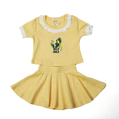 Joy 'n' MeJOYNME Girls Clothing Baby Girl Ariya Cotton Set Color- Blue, Pink, Yellow