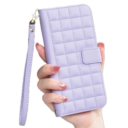 Rnrieyta Miagon Classico Custodia per iPhone XR,Flip Wallet Case Quadrato Cover Protettiva Caso in PU Pelle Portafoglio Custodia con Magnetica a Scatto Slot Cart