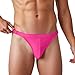 Mens Metal Side Button Swim Trunks Lift Triangle Swimsuit Fashion Bathing Suits for Beach and Pool Hot Pink