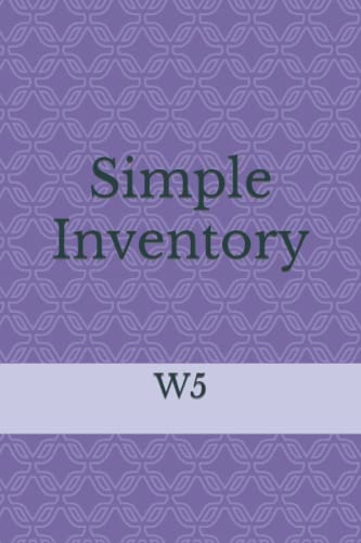  Simple Inventory: W5