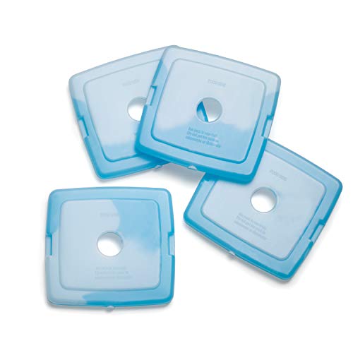 image for Cool Coolers By Fit & Fresh 8 Pack Slim Ice Packs, Quick Freeze Space 