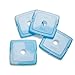 Cool Coolers By Fit & Fresh 12 Pack Slim Ice Packs, Quick Freeze Space Saving Reusable Ice Packs for Lunch Boxes or Coolers, Clear Blue Kids Ice,12 Pack