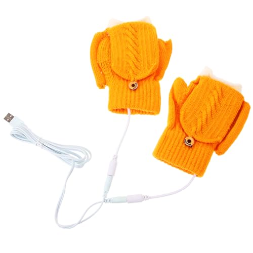 balacoo Heated Gloves for Men Winter Heated Gloves Outdoor Sports Thermal Mitts Windproof