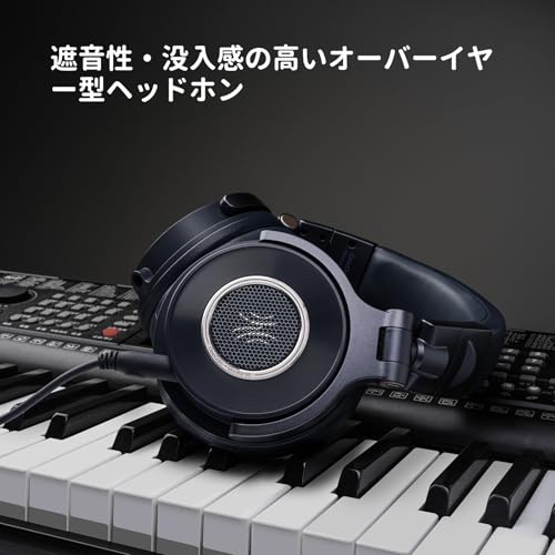 OneOdio Monitor 60 モニターヘッドホン 密閉型 有線 ヘッドフォン ハイレゾ対応 オーバーイヤー 着脱式 ケーブル 3本付き Youtube 音楽制作 生配信/DJ/DTM/スタジオ/レコーディング