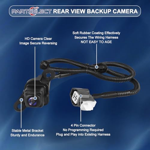 Image of Rear View Backup Camera Replacement for Toyota Tundra 2010 2011 2012 2013 Base Limited SR5 Back Up Camera Replaces# 86790-34030 86790-34011 TO1960103