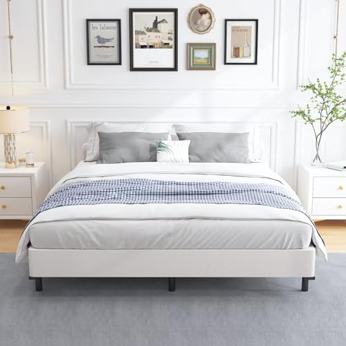 Aldrich 5 Inch Heavy Duty Metal Box Spring Mattress Foundation 3000Lbs Max Weight Capacity/Non-Slip/No Noise/Easy Assembly/Easy Clean Cover,Queen thumb #3