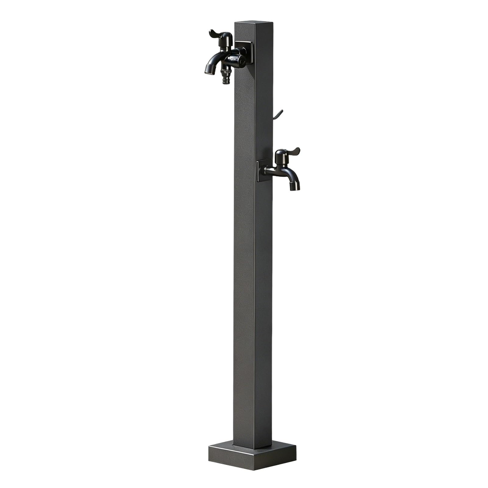 Lonmrrton C Stainless Steel Outdoor Water Faucet Post, Freestanding Hose Stand Water Olumn With Spigot, Yard Hydrant Water Feature Fountain For Gardening And Lawn Are(,Height: 95Cm/37.4In)