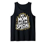 Photo Gallery vintage my mom says i m special retro jokes kid son daughter canotta Photo Gallery vintage my mom says i m special retro jokes kid son daughter canotta