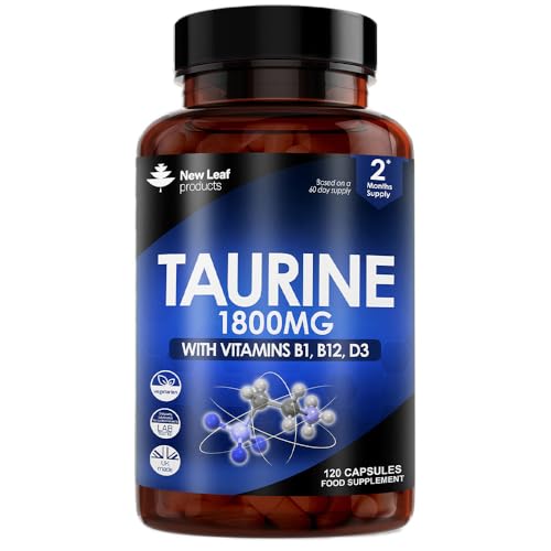 New Leaf Taurine Supplement Capsules 120ct