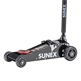 SUNEX TOOLS 6602RJ 2 Ton Off-Road Jack, 28.4' Lift Height, Compact Design, Rapid Rise, Locking Adjustable Height Adapter Steel/Aluminum (Hybrid)