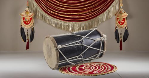 image for The Great Indian Bazaar 10 x 6 Inch Medium Handmade Wooden & Leather C