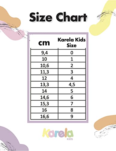 Karela Kids White Leather Little Girl Walking Shoes - 3 Flowers Garden Design - Non Slip Sole, Easy Cleaning - Comfortable & Anatomic - Walking, Dress & Party Shoes for Little Girls2