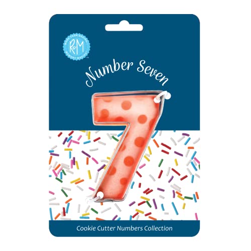 R&M Number 7 Cookie Cutter 3" - Carded