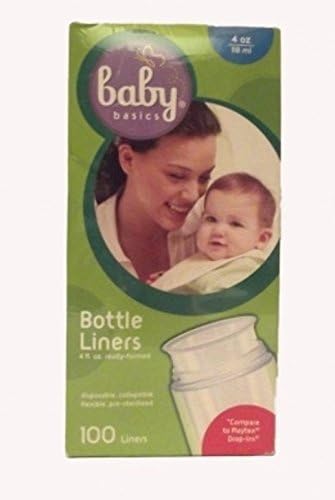 Baby basics Bottle Liners 4oz (118ml)
