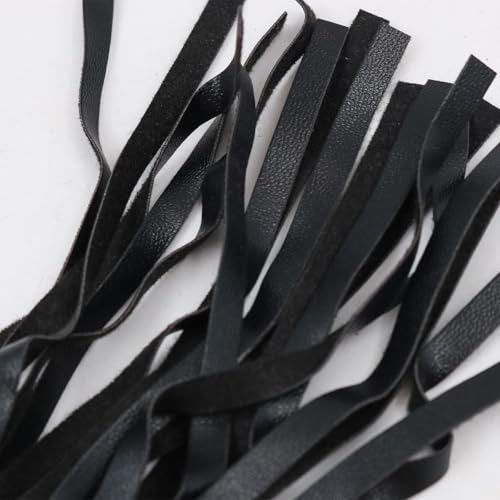 Namvo 2 Stück kleine Schwarze Peitsche, Reitgerte mit Quaste, Rutschfester Griff, Für Reitsport-Training im Freien, Wettkampf-Leistungsübungen, Rollenspiel-Peitsche (30 cm, Schwarz)