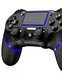 Shiptree Controller Wireless per PS-4, Gamepad Joystick Controller per Ps4/Pro/Slim/PC, Batteria da 600mAH, Doppia Vibrazione, Giroscopio, jack per Cuffie da 3,5mm,Touch Panel