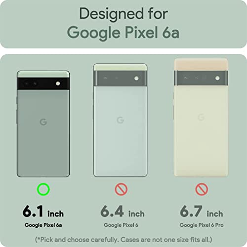 Image of Fashionury Ultra-Hybrid Soft Crystal Clear Back Case Cover for Google Pixel 6A Shockproof Design | Camera Protection Bump | Clear Back | Bumper Case Cover for Google Pixel 6A (Transparent)